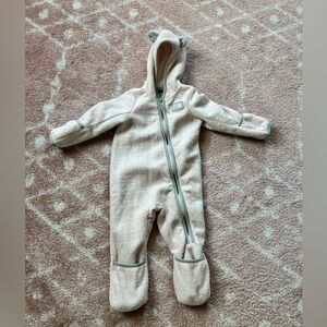 North face fleece bunting